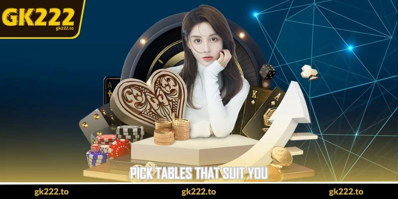 Live Casino Guide GK222 - Smooth Play From Sign In 3 Pick tables that suit yougk222